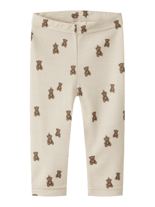 Hovedbilde Nilo Nun Wo/Mo Slim Leggings - Turtledove Teddy ...