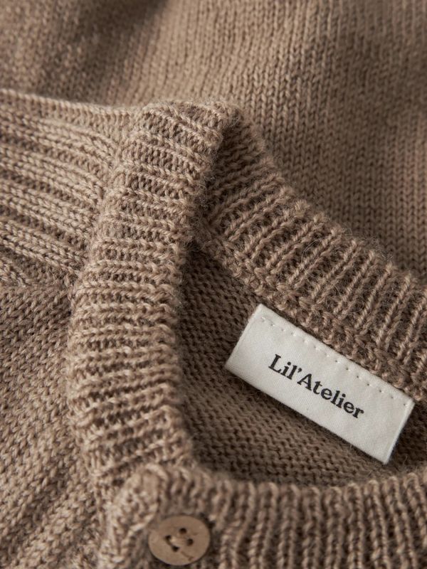 Nomo Noa Wool Knit Card - Sepia Tint