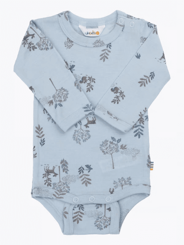 Body with long sleeves - Merino Wool / Silke 