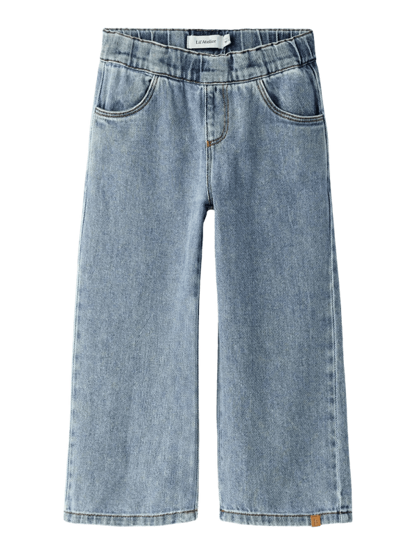 Karole Slim Wide Jeans -  Medium Blue Denim