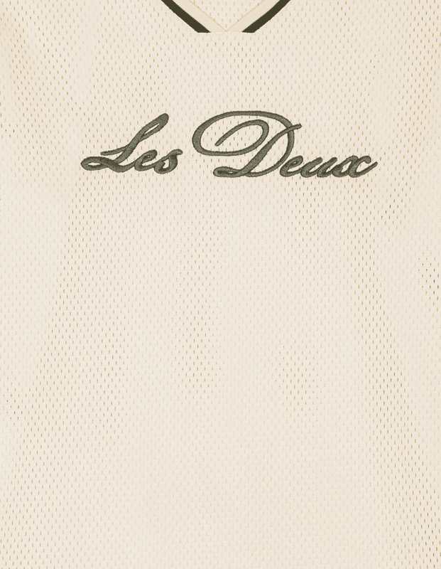 Mesh Ls T-shirt - Ivory
