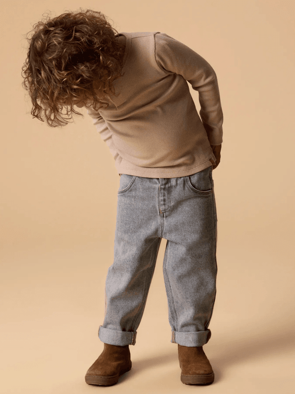 Darlee Loose Jeans - Medium Blue Denim