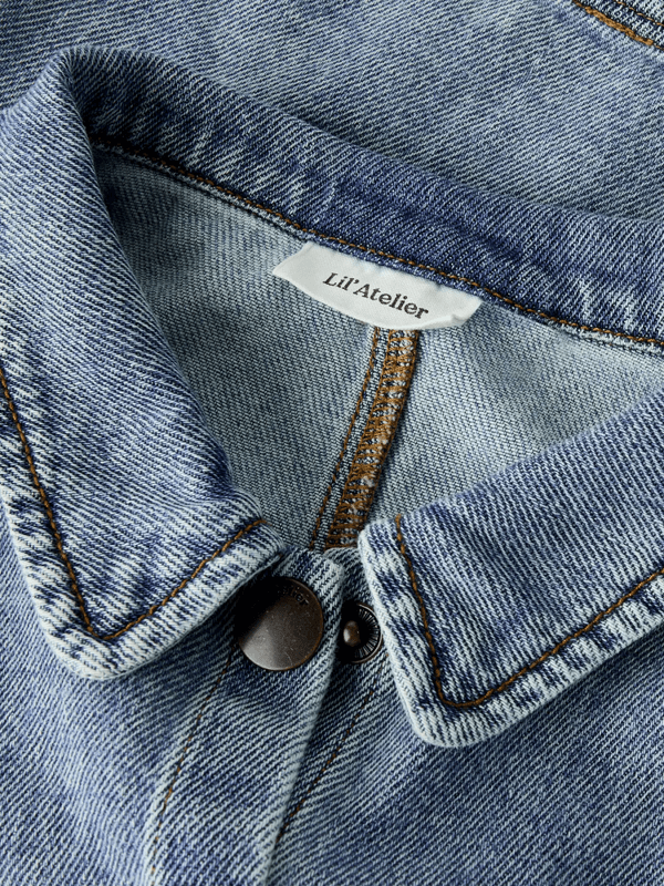 Karole Ls Dnm Shirt - Medium Blue Denim