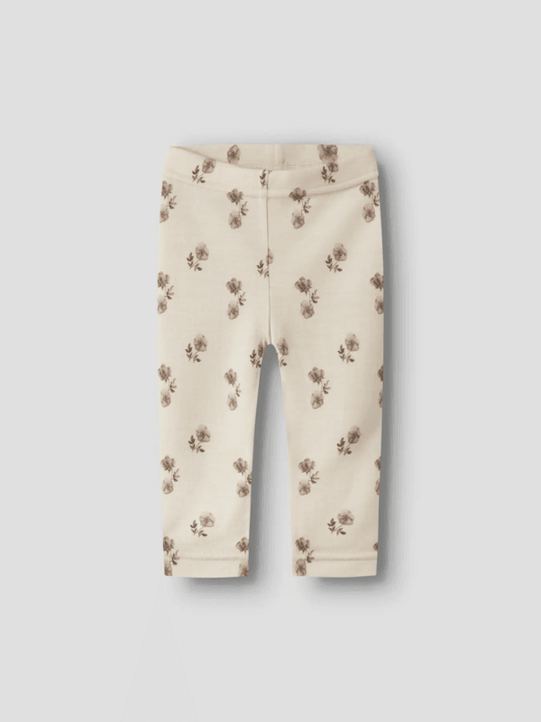 Nilo Nun Wo/Mo Slim Leggings - Turtledove Flower
