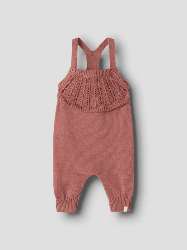 Noda Knit Overall - Withered Rose